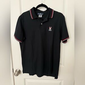 Psycho Bunny Polo Shirt with Red Accents